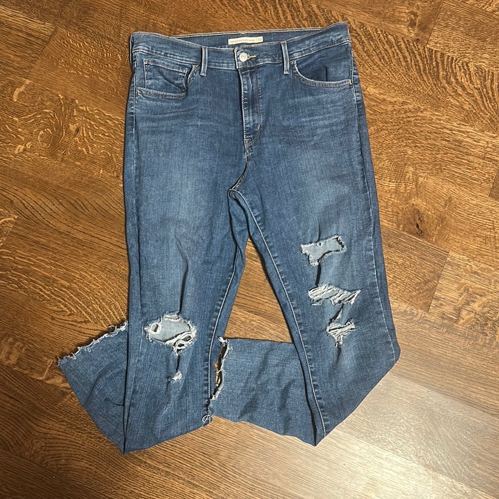 LEVI high rise super skinny jeans